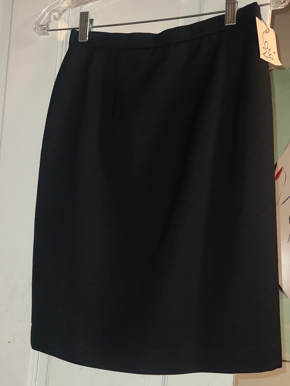 Classic Black Women's Pencil Skirt